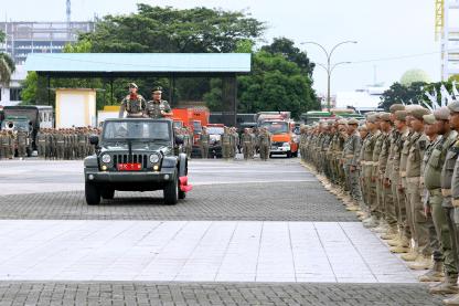 HUT Satpol PP, Linmas, dan Damkar Diwarnai Sejumlah Atraksi, Pj Gubernur Sumut Sampaikan Tiga Pesan Mendagri